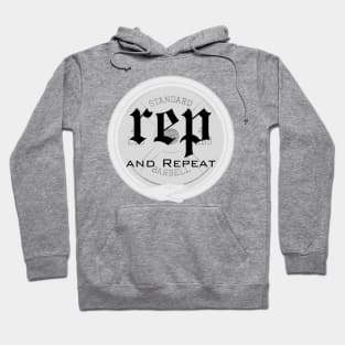 Rep and Repeat reputation Gym Swiftie Design Hoodie